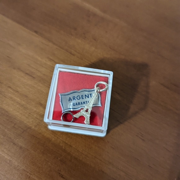 Argent Garanti Silver Eiffel Tower Paris Pendant or Charm - Picture 9 of 9